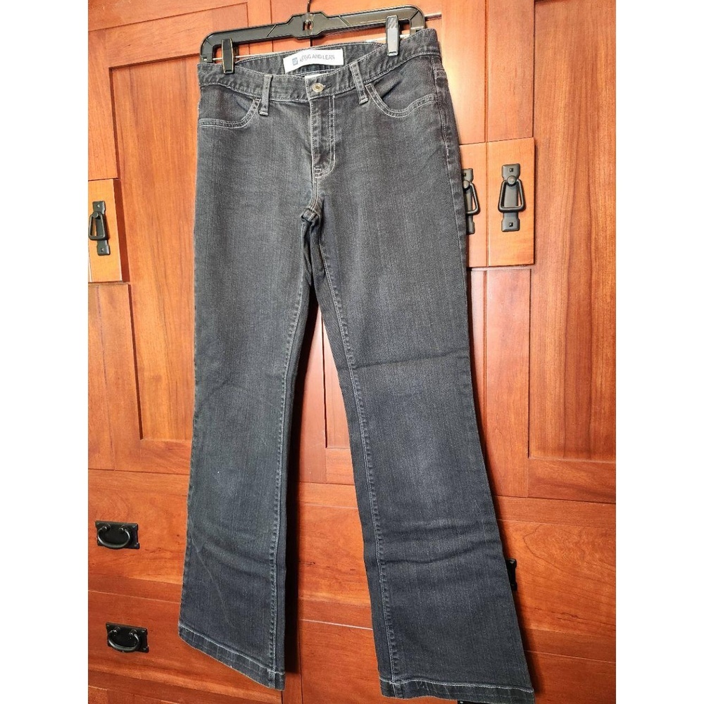 Gap Jeans Faded Black Long And Lean Bootcut Stretch Everyday Women's 6 Regular - Picture 2 of 6